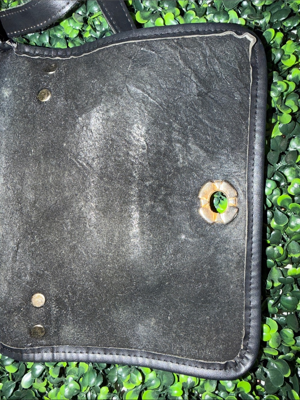 Coach Vintage Classic Black Leather Crossbody Bag - Picture 7 of 11